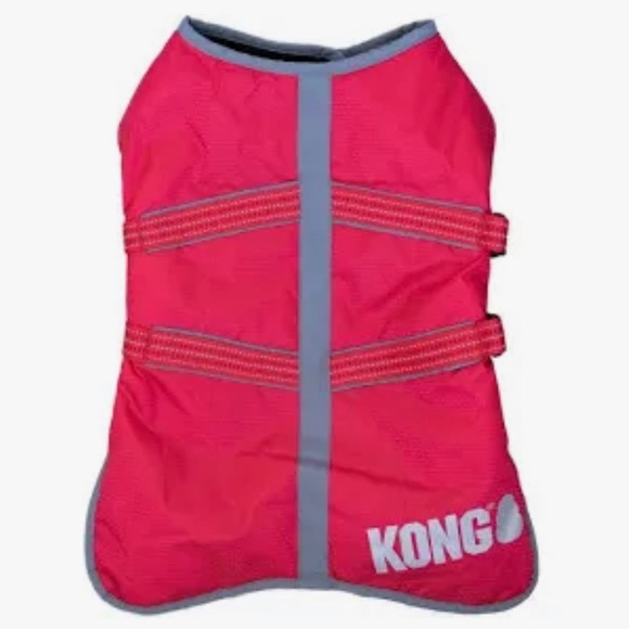 NWT KONG Red Rip-Stop Dog Blanket Coat - Picture 1 of 7